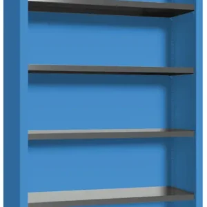 Sonderaktion Pavoy Regalschrank 1950 x 1000 x 400 mm - 4 Fachböden verzinkt - RAL 5012