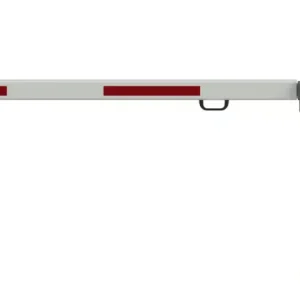 Top-Angebot Mannus Schranke WES 41 rot weiß mit Gegengewicht und Pendelstütze 2,00 m - mit Profilzylinder