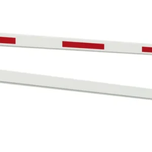 Jetzt Bestellen Mannus Drehschranke WES 145 rot weiß mit Trapez-Sperrbügel 2,50 m - mit Vorhangschloss