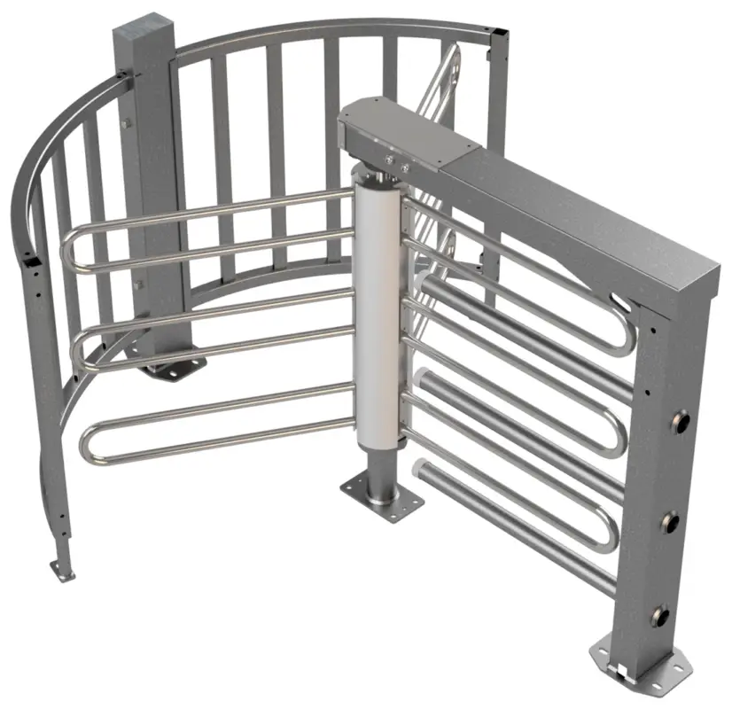 Mannus Drehkreuz DK 13 Höhe 1,10 m Durchgangsbreite 0,70 m - zum Aufdübeln mit Feuerwehr-Dreikant Angebot