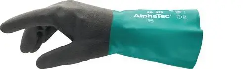 Direkt Vom Hersteller ANSELL Chemiehandschuh AlphaTec Gr.9 grün / grau EN 388 EN 374 EN 1149 Kat.III - 58-430-9
