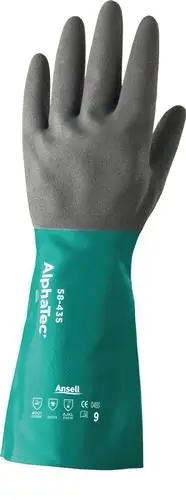 ANSELL Chemiehandschuh AlphaTec Gr.10 grün / grau EN 388 EN 374 EN 1149 Kat.III - 58-435-10 Must-Have