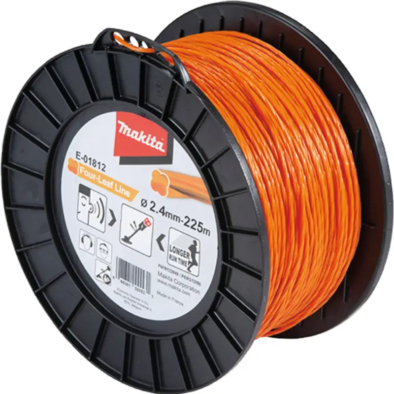 Makita Mähfaden Four-Leaf Orange 225 m Ø 2,4 mm - E-01812 Highlight