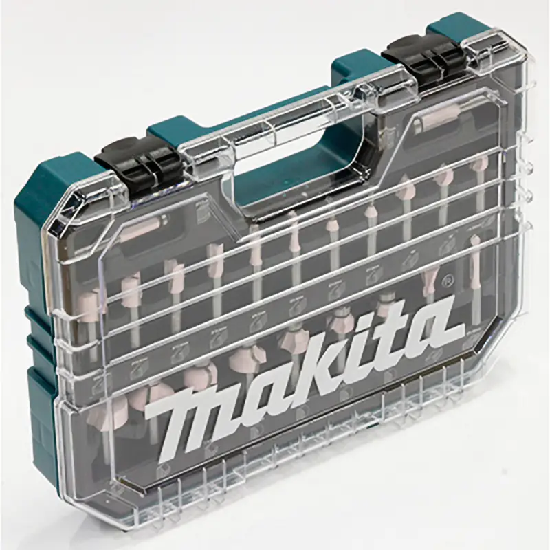 Makita Fräser-Set 8 mm 22tlg. - D-74778 Solange Der Vorrat Reicht