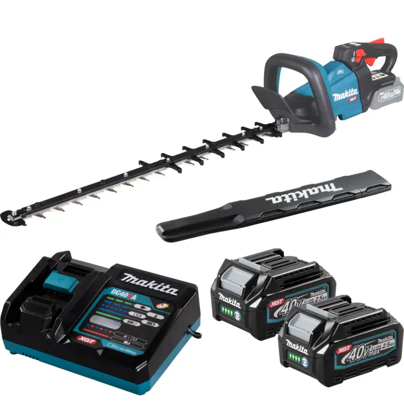 Makita UH006GD201 Akku-Heckenschere 60 cm 40V max. / 2x 2,5 Ah Akkus + Ladegerät Direktkauf
