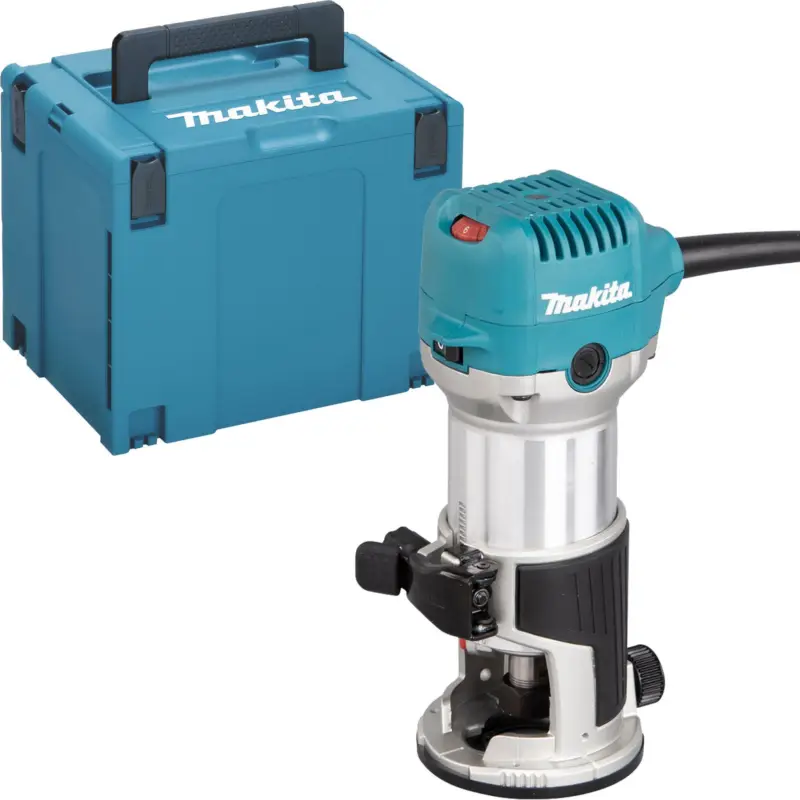 Makita RT0702CX2J Multifunktionsfräse 710 W inkl. Fräsmodule im MAKPAC Kracherpreis