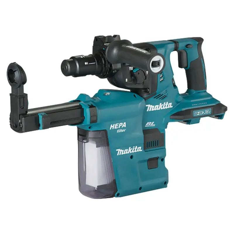 Zertifiziert Makita DHR283ZWJU Akku-Kombihammer 2x 18 V Solo inkl. Staubabsaugung