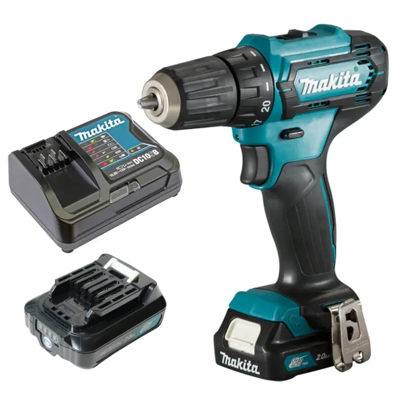 Makita DF333DSAE Akku-Bohrschrauber 12,0 V / 2x 2,0 Ah Akku + Ladegerät im Transportkoffer Schneller Versand