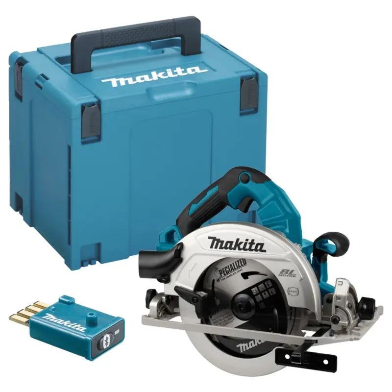 Makita DHS783ZJU Akku-Handkreissäge 18 V Ø 190 mm Solo inkl. Zubehör-Set + Funk-Adapter im MakPac Preisknaller