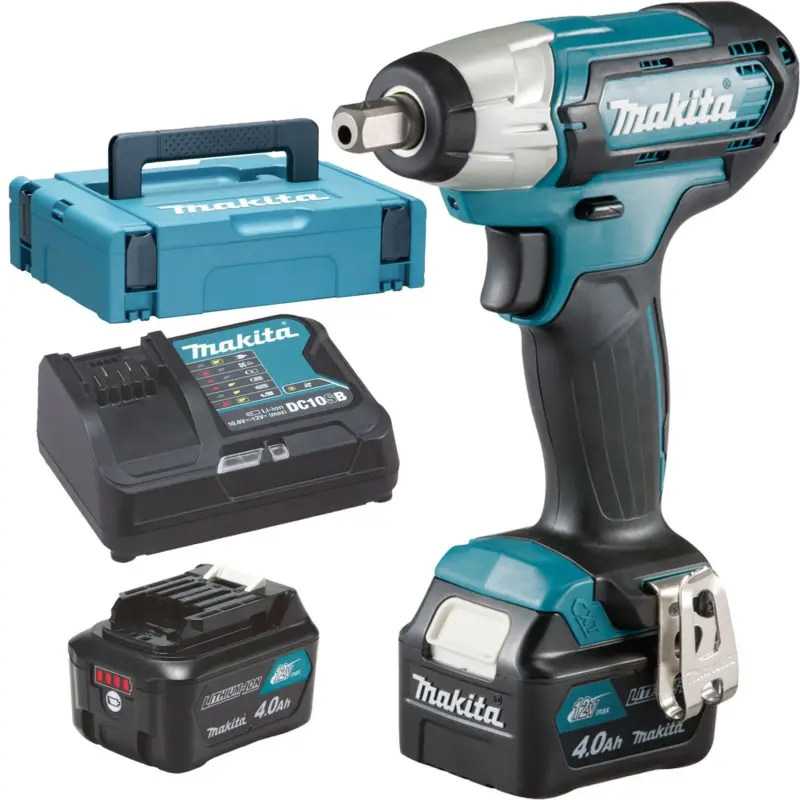 Makita TW141DSMJ Akku-Schlagschrauber 12 V / 2x 4,0 Ah Akku + Ladegerät in Makpac Jetzt Kaufen