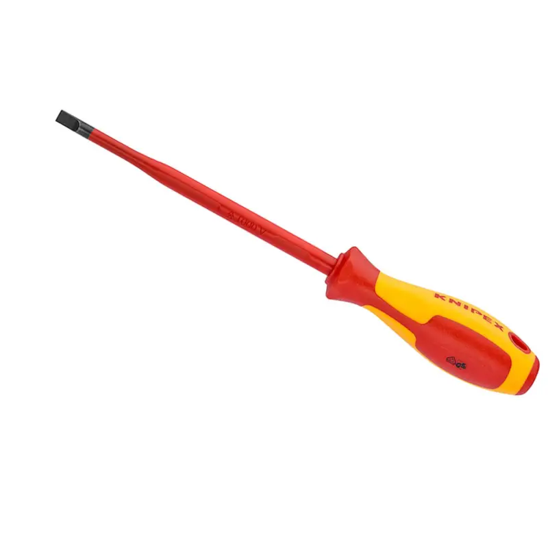 Knipex 1x Schraubendreher (Slim) für Schlitzschrauben - 982055SL Bestpreis