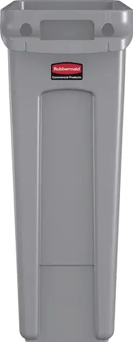 RUBBERMAID Wertstoffsammler 87l H762xB279xT558mm grau m.Lüftungskanälen - FG354060GRAY Ausverkauf