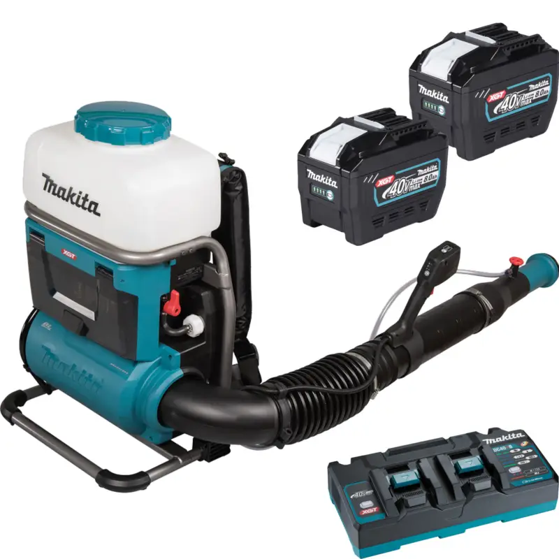 Makita PM001GL202 Akku-Rucksacksprühgerät 40 V max. / 2x 8,0 Ah Akku + Doppelladegerät Top-Seller