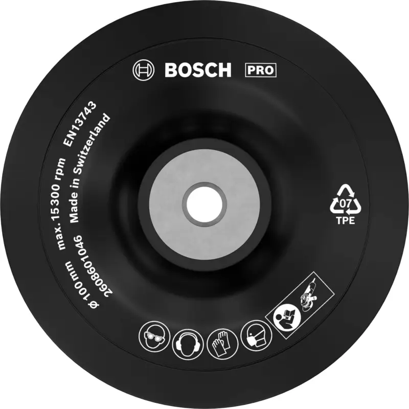 Bosch PRO Backing Pad weich 125 mm M10 weich - 2608601046 Markenware