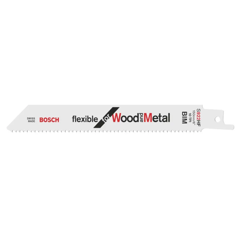 Letzte Chance Bosch 5x Säbelsägeblatt S 922 HF Flexible for Wood and Metal - 2608656016