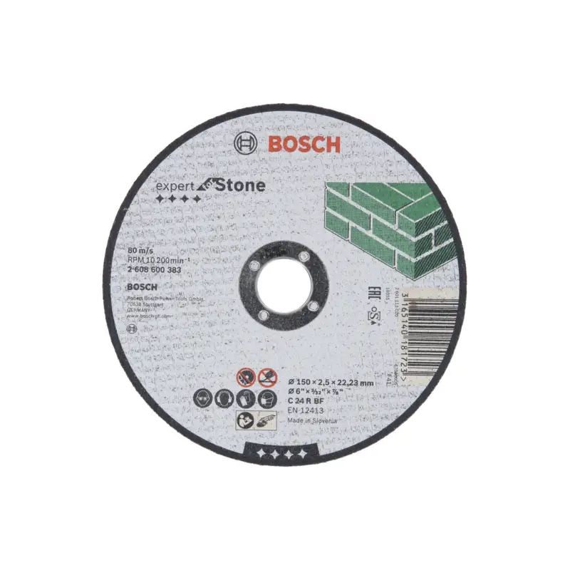 Bosch Trennscheibe gerade Expert for Stone C 24 R BF 150 mm 22,23 mm 2,5 mm - 2608600383 Solange Der Vorrat Reicht