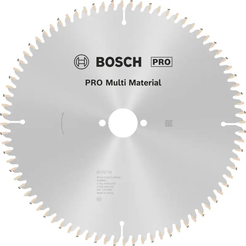 Aktuell Bosch PRO Multi Material Kreissägeblatt 250 x 3,2 x 30 mm - 2608640516