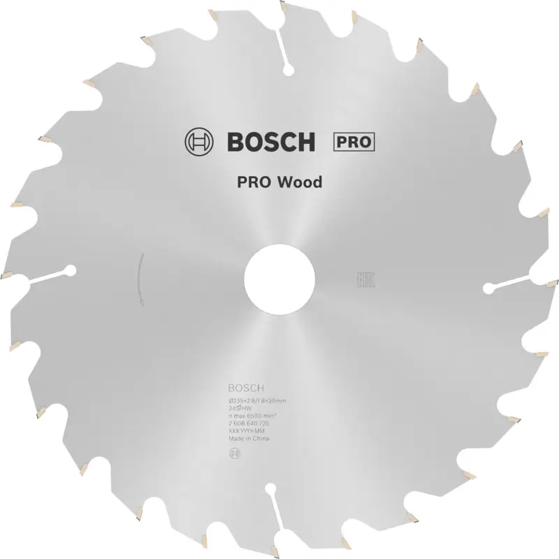 Sonderaktion Bosch PRO Wood Kreissägeblatt 235 x 2,8 x 30 mm - 2608640725
