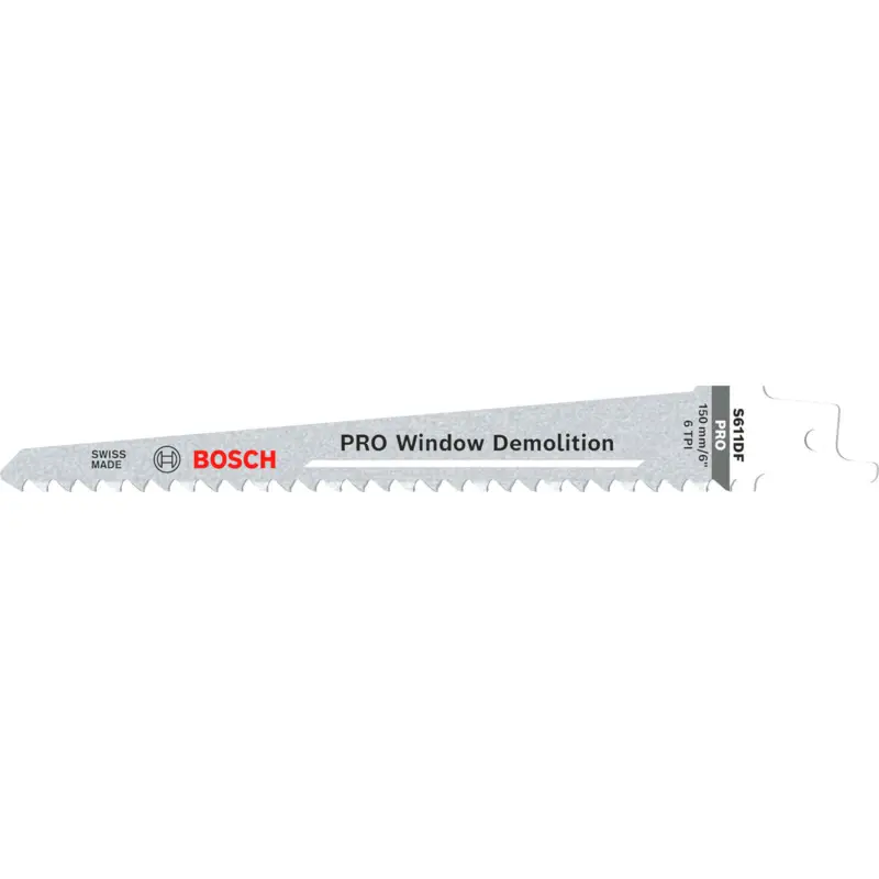 Bosch PRO Window Demolition S611DF Blatt 1,25 x 19 x 150 mm 2-tlg. - 2608656271 Aktuell