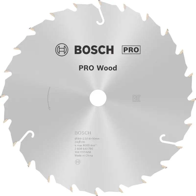 Nur Für Kurze Zeit Bosch PRO Wood Kreissägeblatt 184 x 2,2 x 16 mm - 2608640795