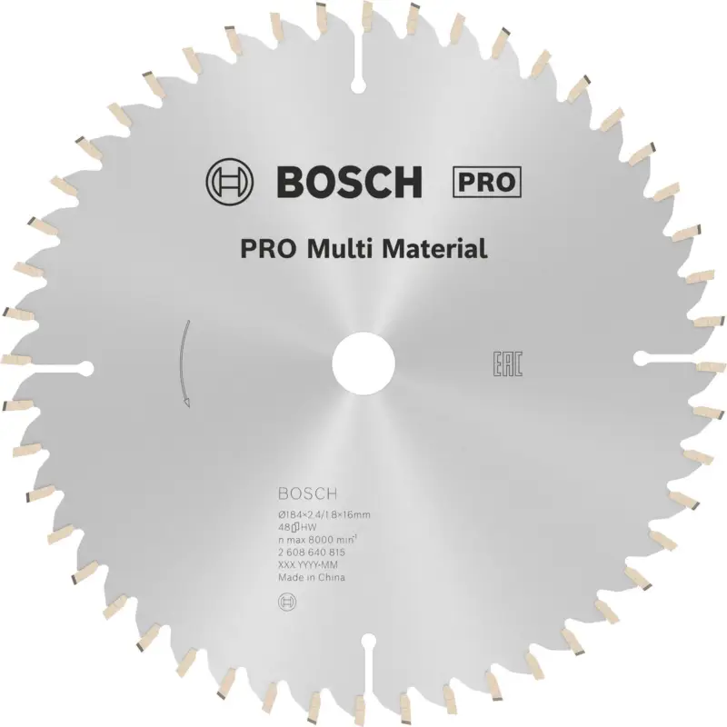 Highlight Bosch PRO Multi Material Kreissägeblatt 184 x 2,4 x 16 mm - 2608640815