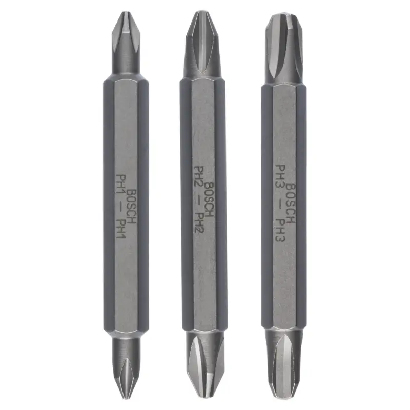 Nur Für Kurze Zeit Bosch Doppelklingen-Set, 3tlg. PH1, PH1, PH2, PH2, PH3, PH3, 60 mm - 2607001748