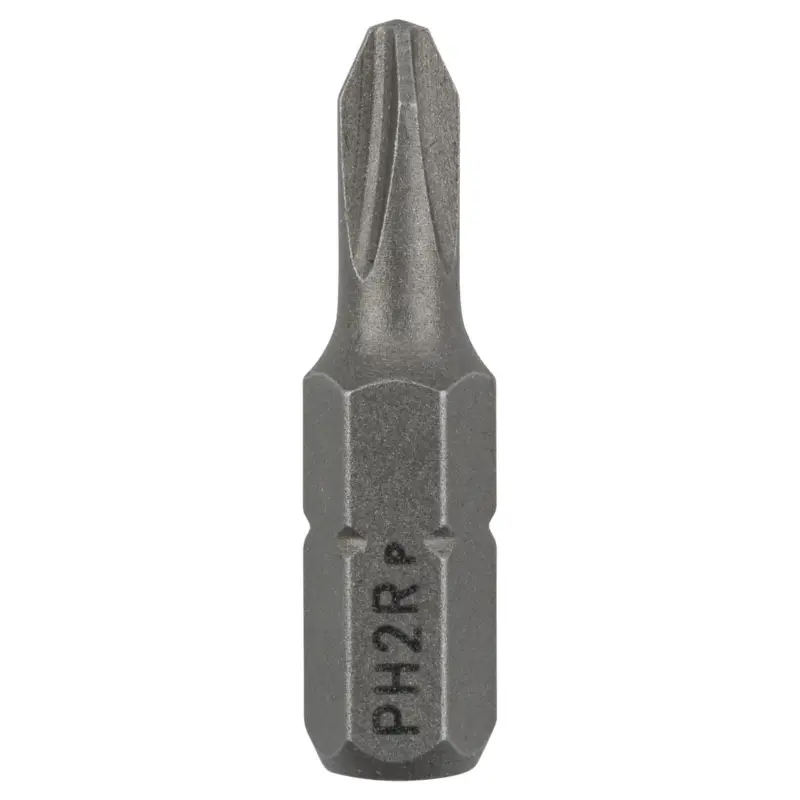 Bosch 25x Schrauberbit Extra-Hart, reduziert PH2R, 25 mm - 2607002519 Expressversand