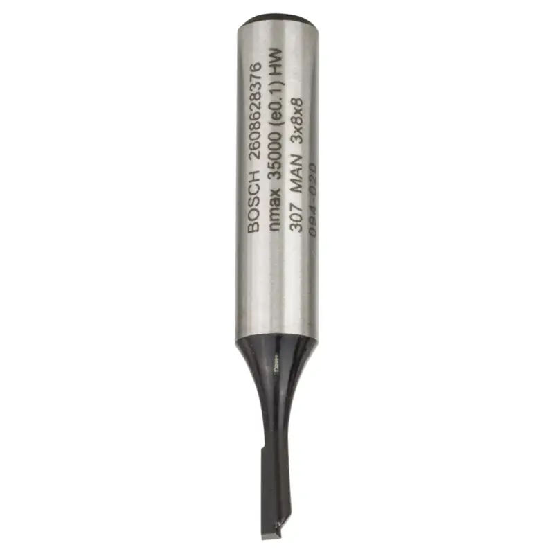 Bosch Nutfräser Standard for Wood 8 mm D1 3 mm L 8 mm G 51 mm - 2608628376 Neu
