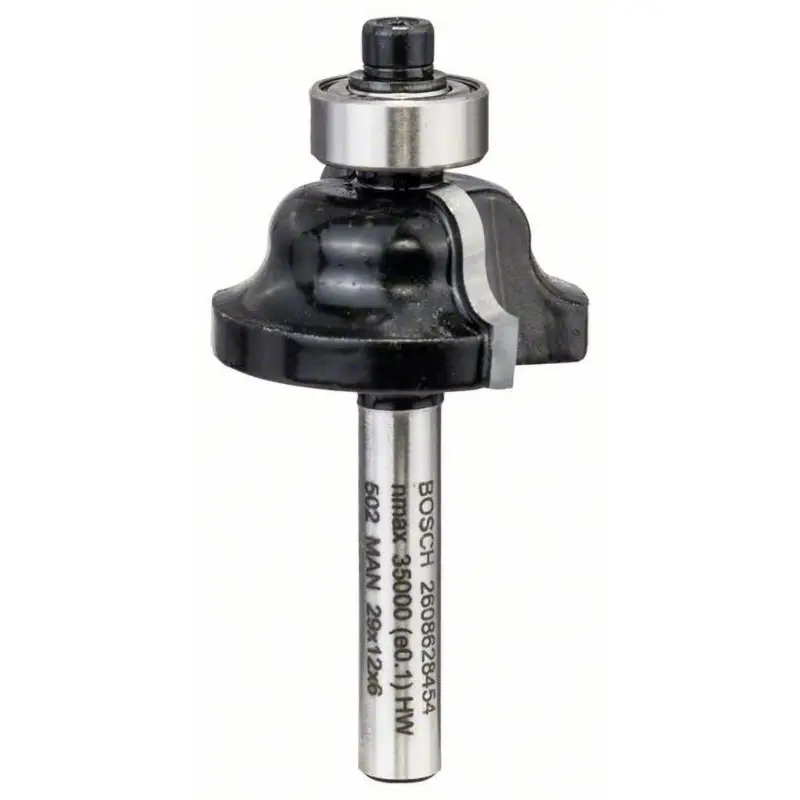 Bosch Kantenformfräser B 6 mm R1 4 mm Ø 28,6 mm B 8 mm L 12,4 mm G 54 mm - 2608628454 Aktuell
