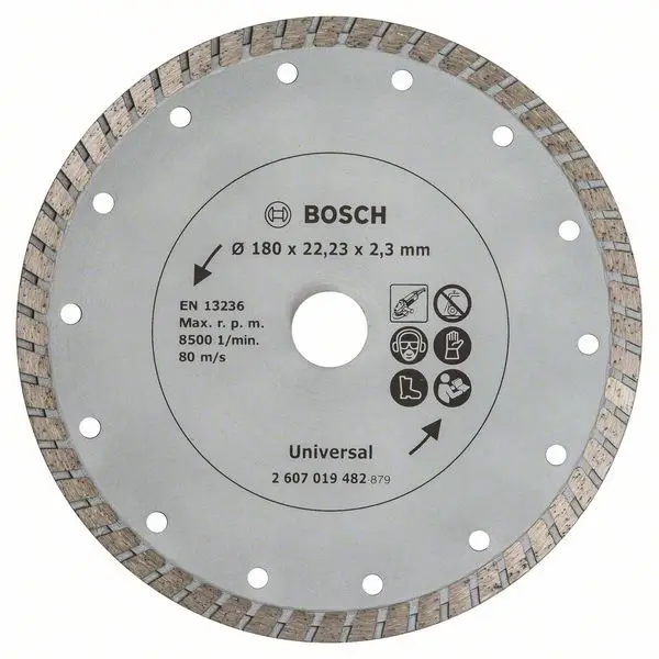Direkt Vom Hersteller Bosch Diamanttrennscheibe Turbo, Durchmesser 180 mm - 2607019482