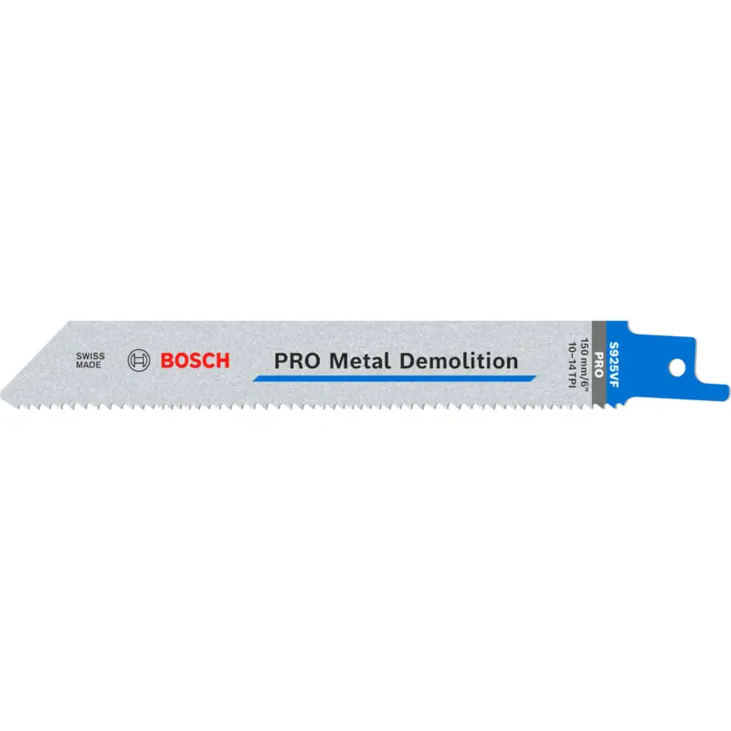 Heißes Angebot Bosch PRO Metal Demolition S925VF Blatt 1,25 x 19 x 150 mm 5-tlg. - 2608657407