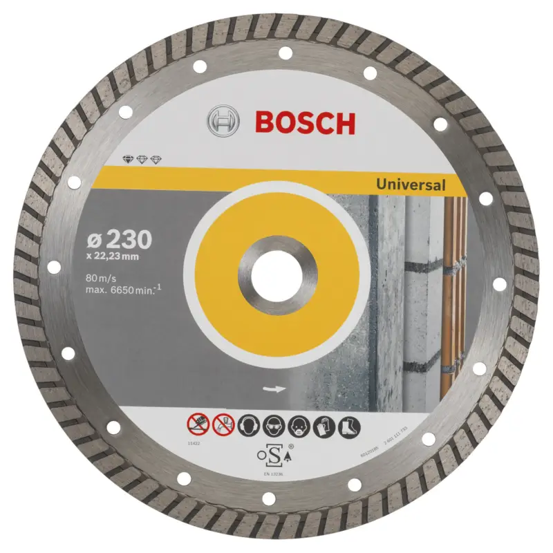 Jetzt Bestellen Bosch Diamanttrennscheibe Standard for Universal Turbo 230x22,23x2,5x10 mm 2608602397