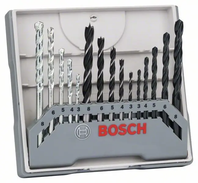 Online Kaufen Bosch Bohrer-Set, gemischt, 15tlg., 3-8 mm, 3-8 mm, 3-8 mm - 2607017038