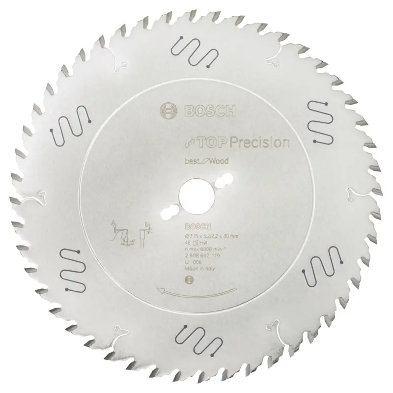 Bosch Kreissägeblatt Top Precision Best for Wood, 315 x 30 x 3,2 mm, 48 - 2608642119 Begrenztes Angebot