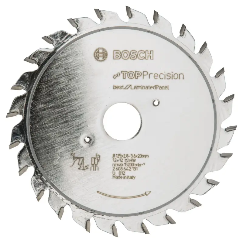 Bosch Vorritzblatt Top Precision Best for Laminated Panel, 125 x 20 x 2,8 - 3,6 mm -2608642131 Schneller Versand