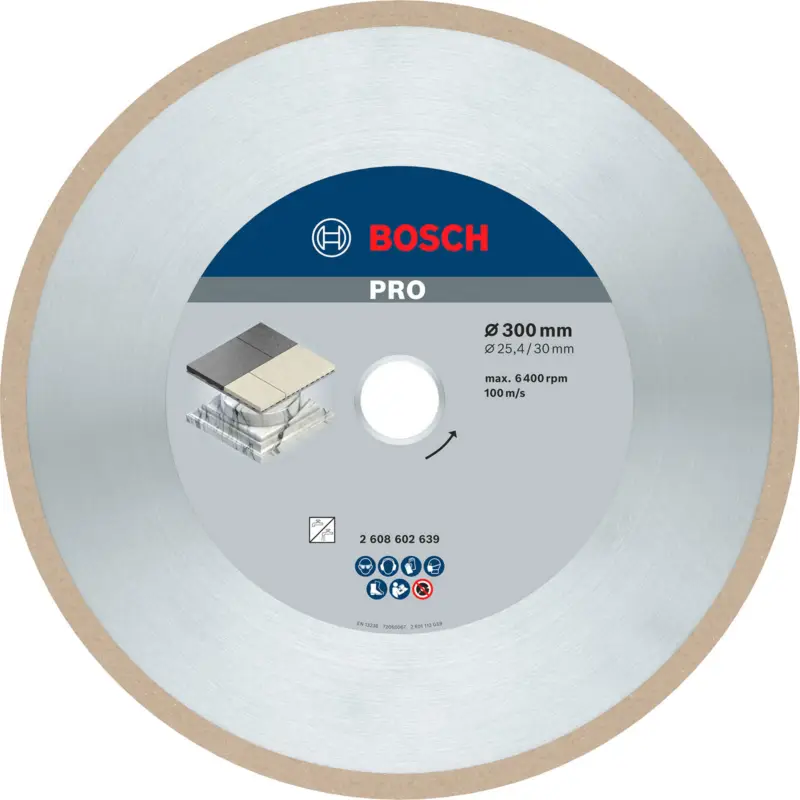 Super-Preis Bosch PRO Ceramic Diamanttrennscheibe 300 x 30/25,4 mm - 2608602639