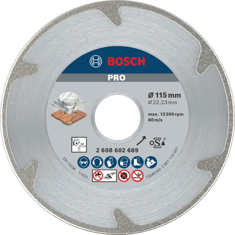 Bosch PRO Marble Diamanttrennscheibe 115 x 22,23 mm - 2608602689 Must-Have