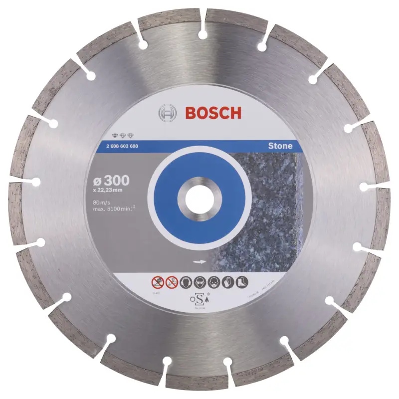 Bosch Diamanttrennscheibe Standard for Stone 300x22,23x3,1x10 mm 2608602698 Billig