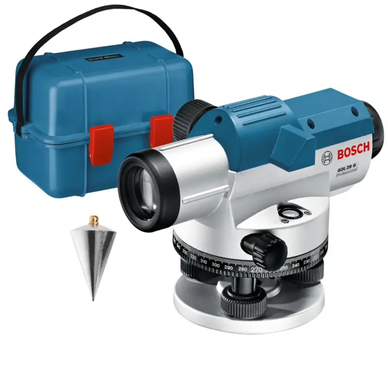 Bosch optisches Nivelliergerät GOL 20 G in Transportkoffer - 0601068401 Billig