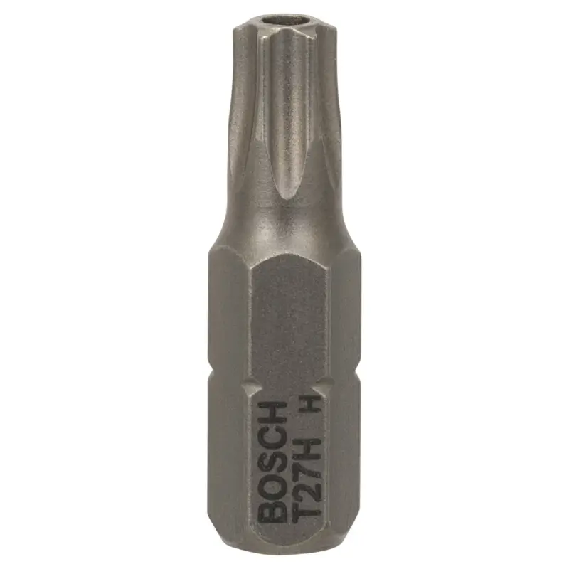 Bosch 2x Security-Torx-Schrauberbit Extra-Hart, T27H, 25 mm - 2608522013 Preisknaller