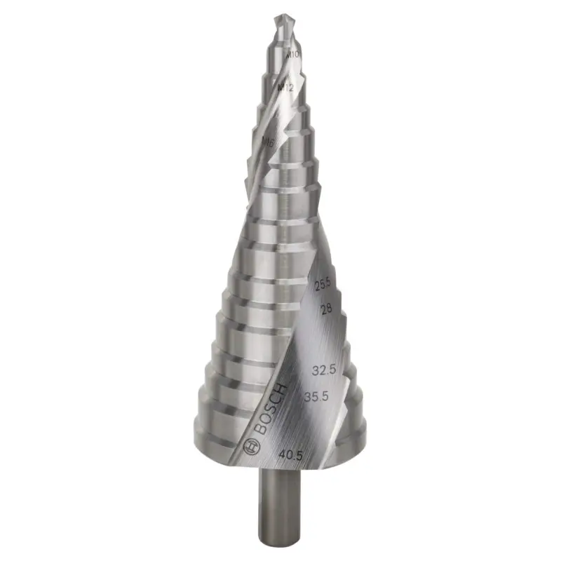 Bosch Stufenbohrer HSS für Kabelverschraubungen 16 Stufen M10-M40 - 2608587427 Neue Kollektion