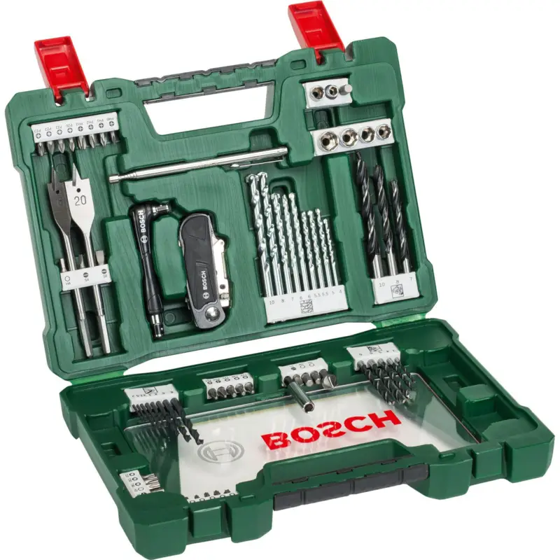 Bosch V-Line Bohrer- und Bit-Set 68tlg. Klappmesser Magnetstab Winkelschrauber - 2607017191 Nur Für Kurze Zeit