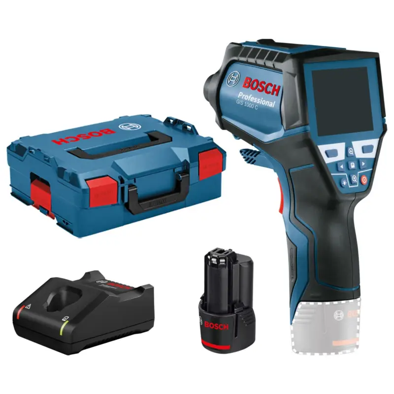 Bosch Thermodetektor GIS 1000 C 12 V / 1x 2,0 Ah Akku + Ladegerät in L-Boxx - 0601083301 Neue Ware