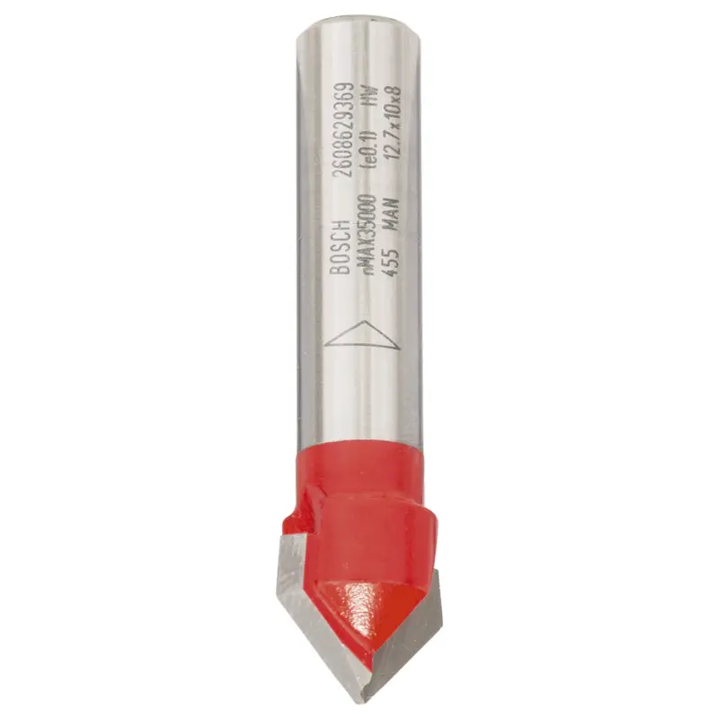Billig Bosch V-Nutfräser Expert for Wood 8 mm D 12,7 mm L 10 mm G 44,5 mm 90° - 2608629369
