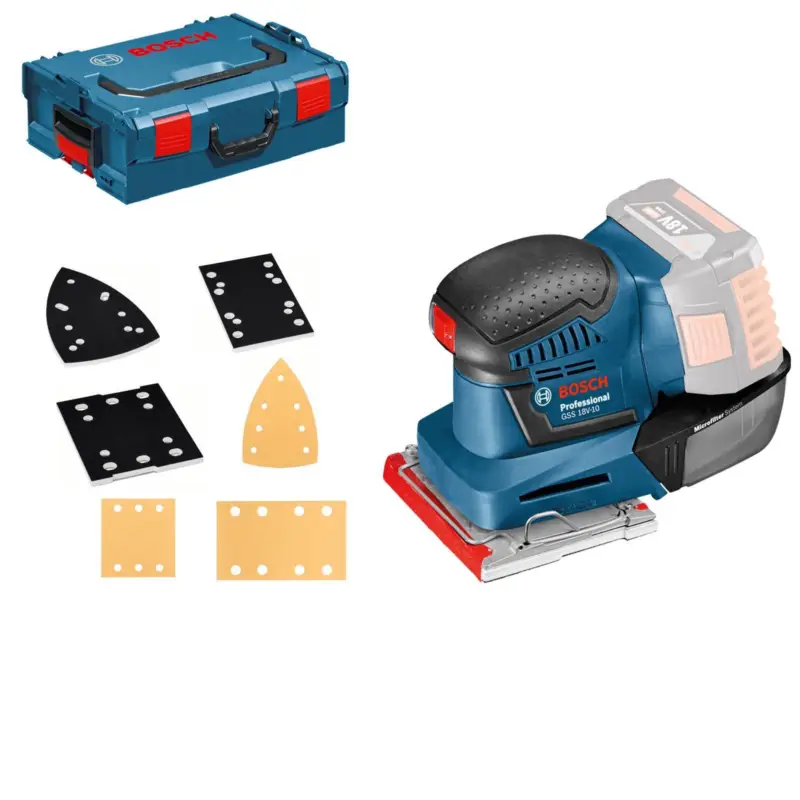 Jetzt Bestellen Bosch Akku-Schwingschleifer GSS 18V-10 Clic&Go Solo in L-Boxx - 06019D0202