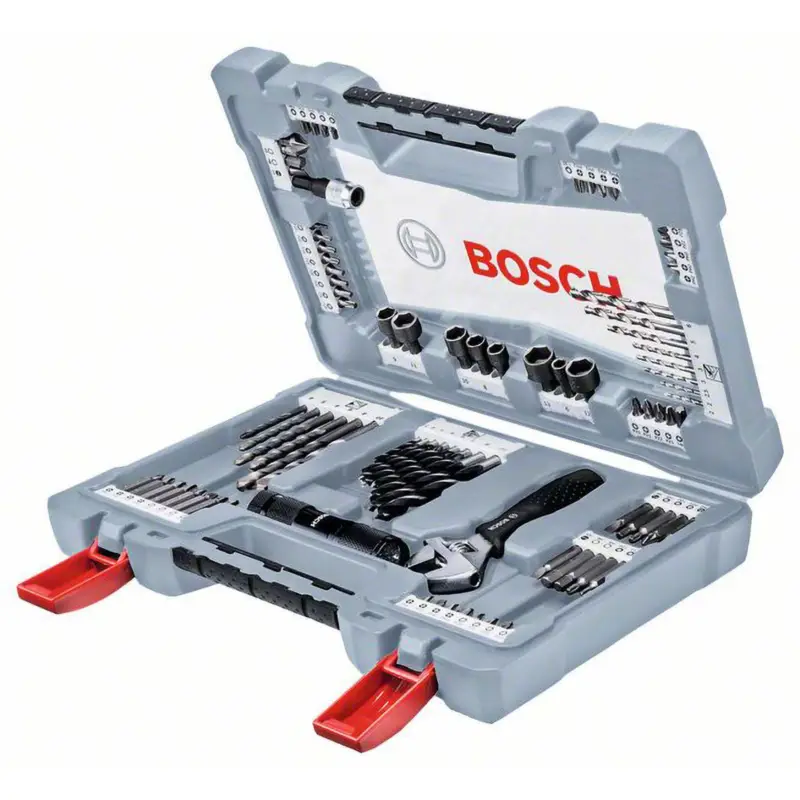Zertifiziert Bosch Premium X-Line Bohrer- und Schrauber-Set 91tlg. - 2608P00235