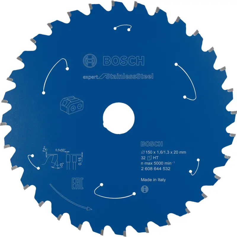 Direkt Vom Hersteller Bosch Kreissägeblatt Expert for Stainless Steel für Akku-Handkreissägen 150 x 1,6 x 20 32 Zähne - 2608644532