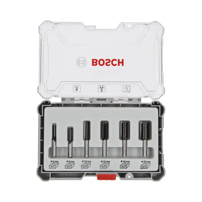 Bosch 6tlg. Nutfräser-Set 8mm Schaft - 2607017466 Direkt Vom Hersteller