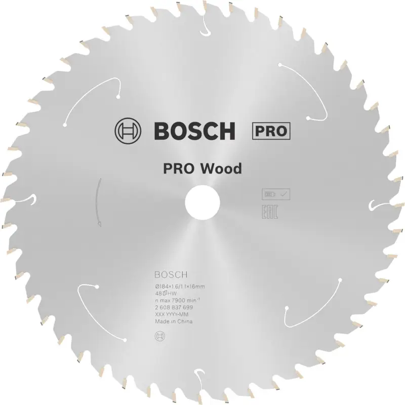 Direktkauf Bosch PRO Wood cordless Blatt für Kreissägen 184 x 1,6 x 16 mm - 2608837699