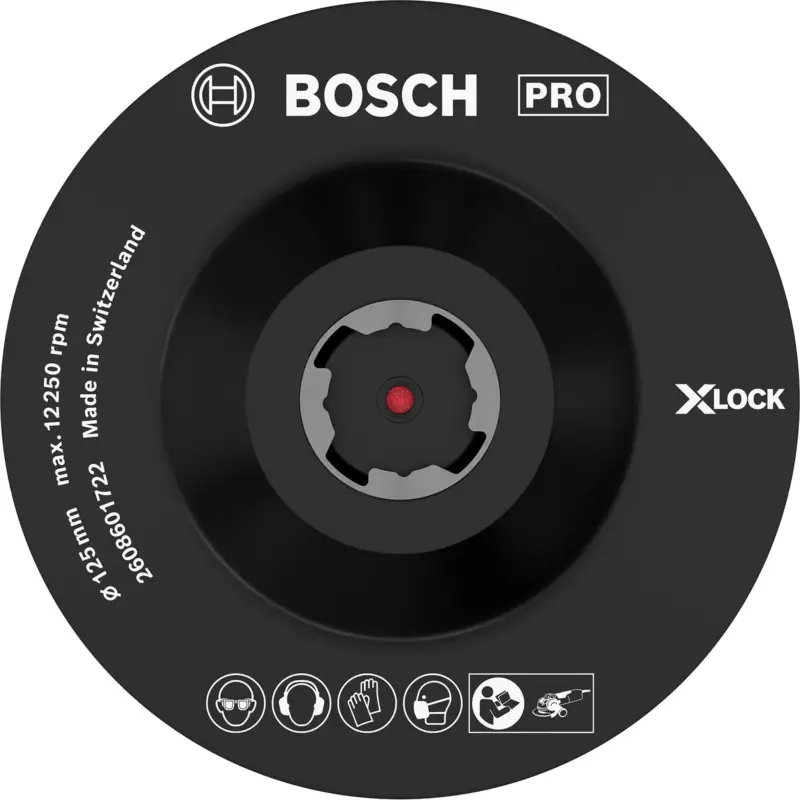 Preisreduziert Bosch PRO Backing Pad X-Lock 125 mm Klettverschluss - 2608601722